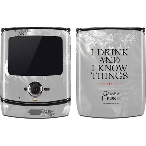 Game of Thrones: Tyrion Lannister Quote Motorola RAZR Skin