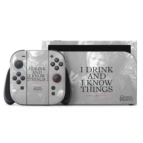 Game of Thrones: Tyrion Lannister Quote Nintendo Skins