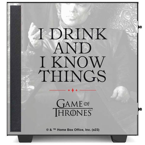 Game of Thrones: Tyrion Lannister Quote NZXT H510 Compact ATX Mid-Tower Case Skin
