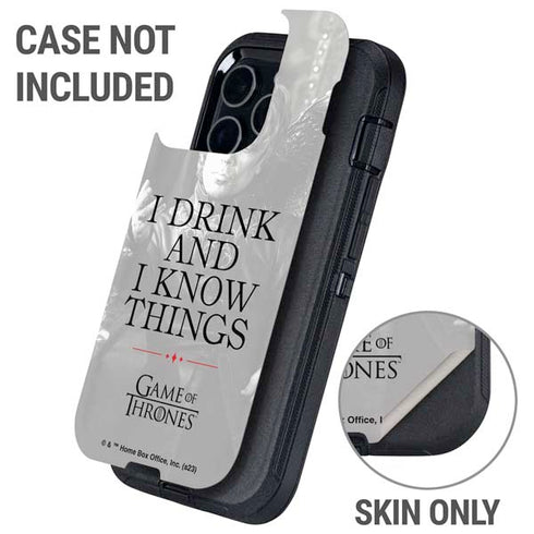 Game of Thrones: Tyrion Lannister Quote Otterbox Defender iPhone Skin
