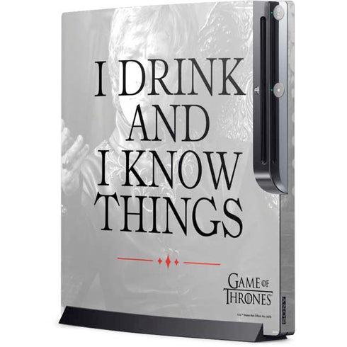 Game of Thrones: Tyrion Lannister Quote Playstation 3 & PS3 Slim Skin