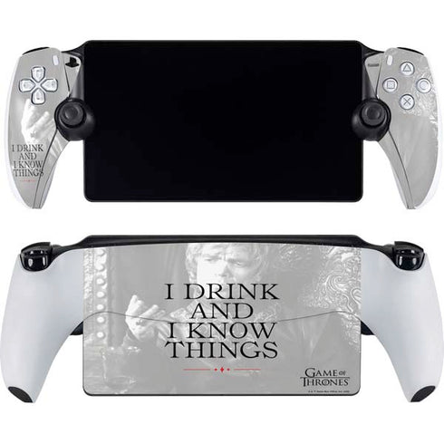 Game of Thrones: Tyrion Lannister Quote PlayStation Portal Remote Player Skin