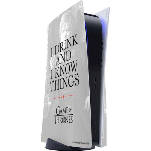 Game of Thrones: Tyrion Lannister Quote PS5 Console Skin