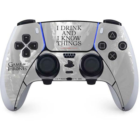 Game of Thrones: Tyrion Lannister Quote PS5 DualSense Edge Pro Controller Skin