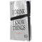 Game of Thrones: Tyrion Lannister Quote PS5 Pro Disk Console Skin