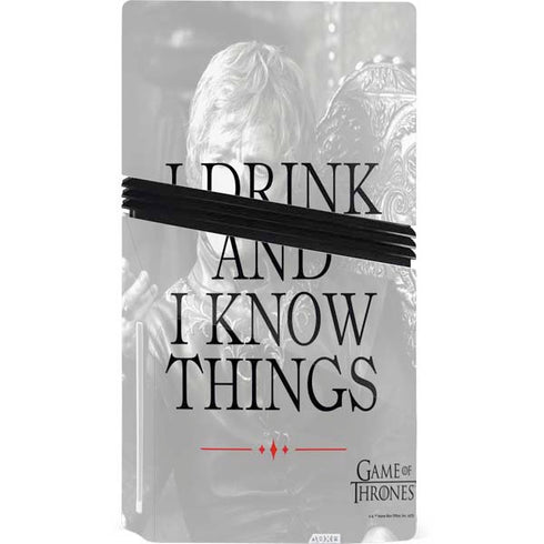 Game of Thrones: Tyrion Lannister Quote PS5 Pro Disk Console Skin