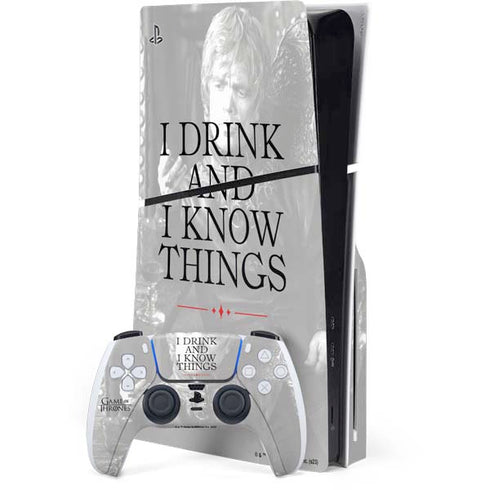 Game of Thrones: Tyrion Lannister Quote PS5 Slim Disk Bundle Skin