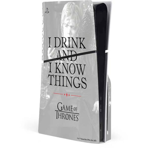 Game of Thrones: Tyrion Lannister Quote PS5 Slim Disk Console Skin