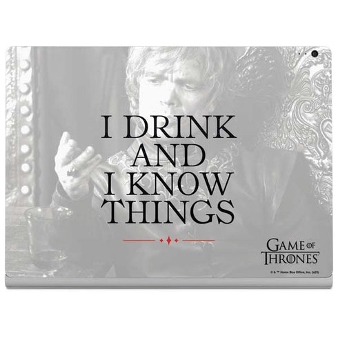 Game of Thrones: Tyrion Lannister Quote Surface Book 2 13.5in Skin