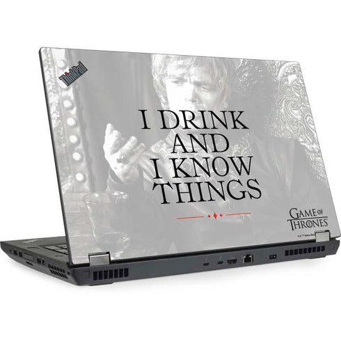 Game of Thrones: Tyrion Lannister Quote Lenovo ThinkPad Skin