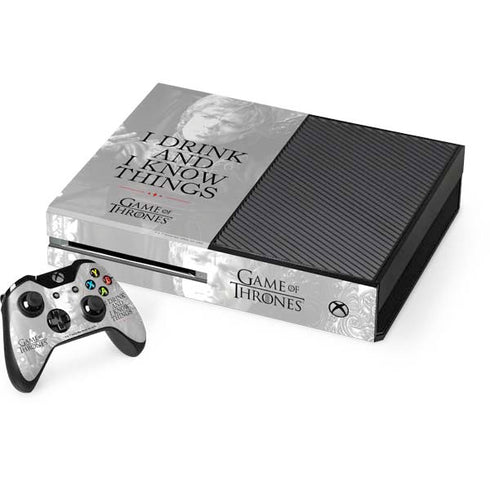 Game of Thrones: Tyrion Lannister Quote Xbox One Console and Controller Bundle Skin