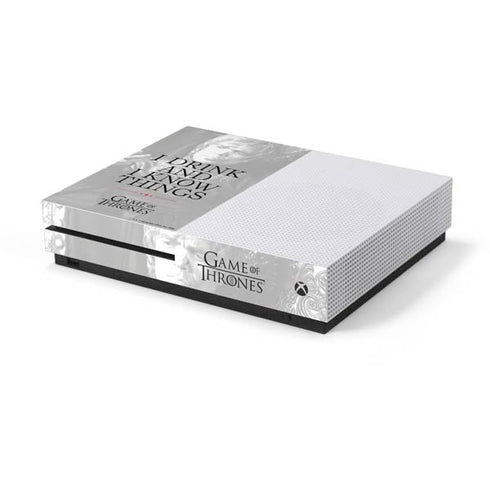 Game of Thrones: Tyrion Lannister Quote Xbox One S Console Skin