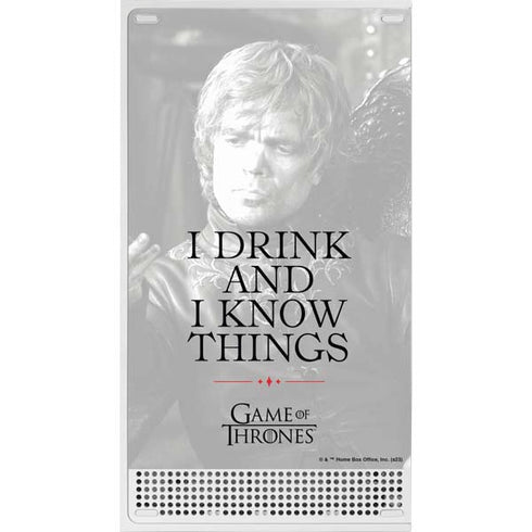 Game of Thrones: Tyrion Lannister Quote Xbox Series S Bundle Skin