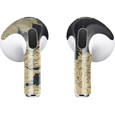 Game of Thrones: Westeros Map Apple AirPods (3rd Gen 2021) Skin