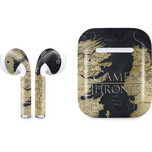 Game of Thrones: Westeros Map Apple AirPods Skin