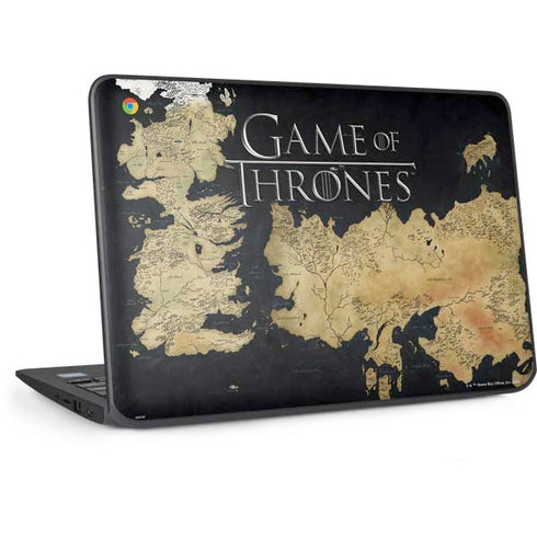 Game of Thrones: Westeros Map HP Chromebook Skin