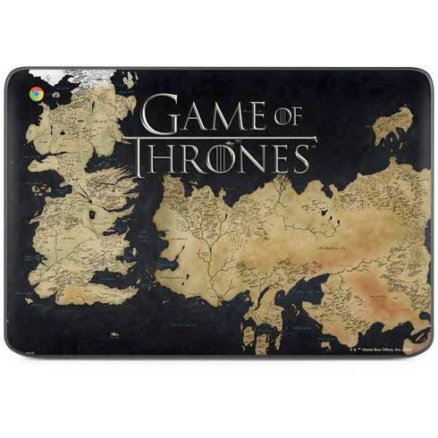 Game of Thrones: Westeros Map HP Chromebook Skin