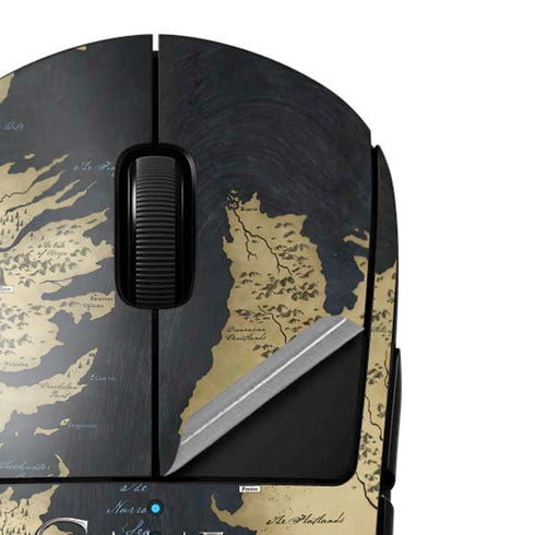 Game of Thrones: Westeros Map G Pro Wireless Gaming Mouse Skin