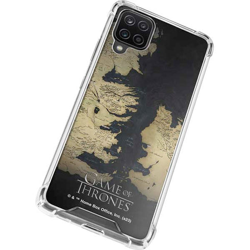 Game of Thrones: Westeros Map Galaxy A12 Clear Case