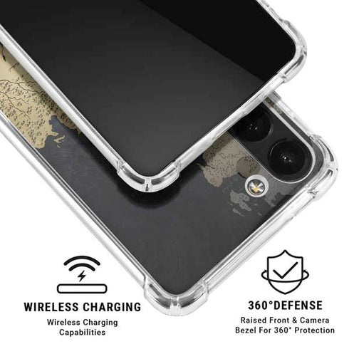 Game of Thrones: Westeros Map Galaxy A13 5G Clear Case