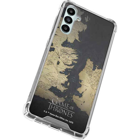 Game of Thrones: Westeros Map Galaxy A14 5G Clear Case