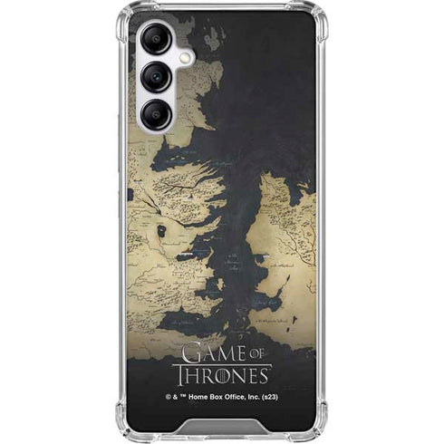 Game of Thrones: Westeros Map Galaxy A15 5G Clear Case