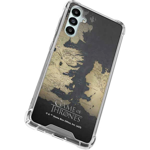 Game of Thrones: Westeros Map Galaxy A15 5G Clear Case