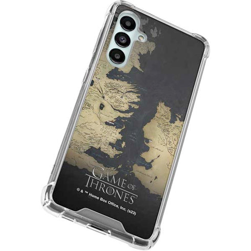 Game of Thrones: Westeros Map Galaxy A16 5G Clear Case