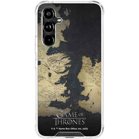 Game of Thrones: Westeros Map Galaxy A54 5G Clear Case