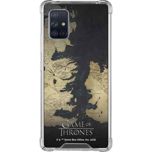 Game of Thrones: Westeros Map Galaxy A71 5G Clear Case