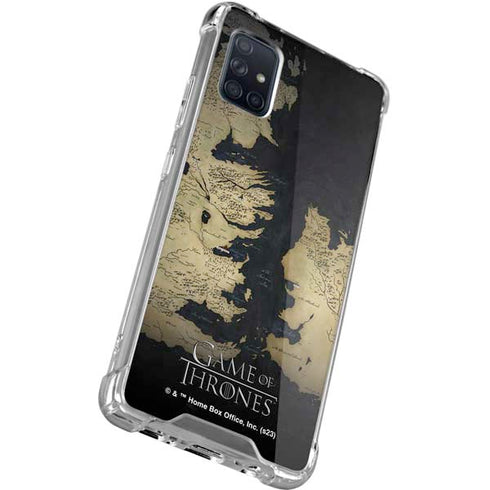 Game of Thrones: Westeros Map Galaxy A71 5G Clear Case