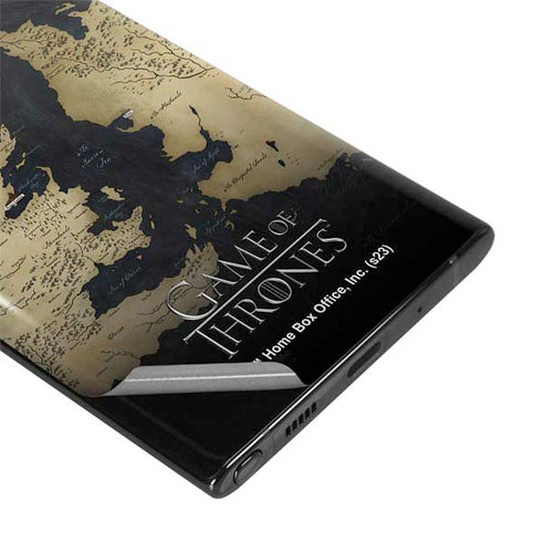 Game of Thrones: Westeros Map Galaxy Note 10 Plus Skin