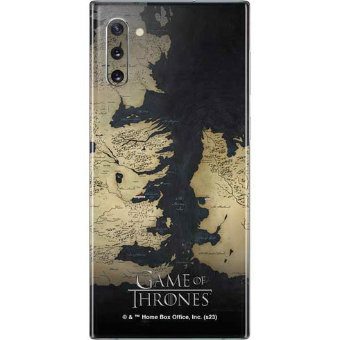 Game of Thrones: Westeros Map Galaxy Note 10 Skin