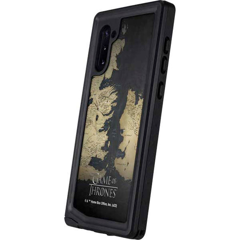 Game of Thrones: Westeros Map Galaxy Note 10 Waterproof Case