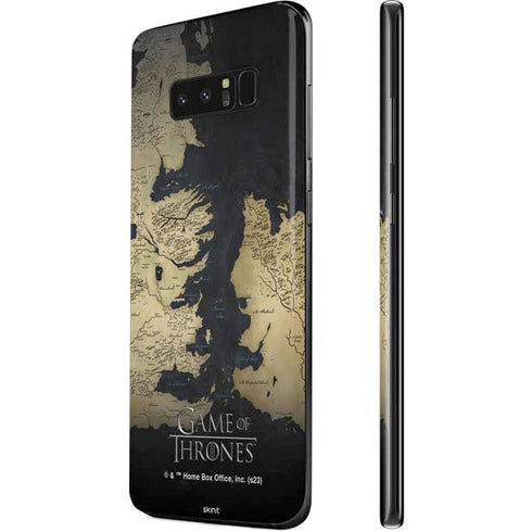Game of Thrones: Westeros Map Galaxy Note 8 Skin
