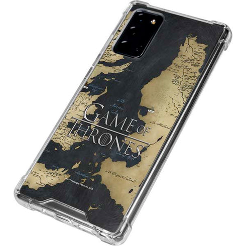 Game of Thrones: Westeros Map Galaxy Note20 5G Clear Case