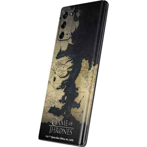 Game of Thrones: Westeros Map Galaxy Note20 5G Skin