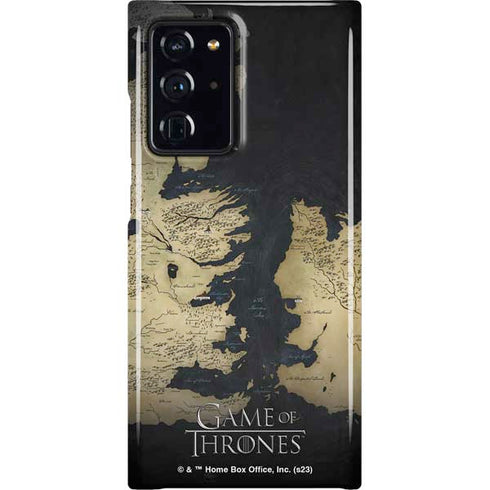 Game of Thrones: Westeros Map Galaxy Note20 Ultra 5G Lite Case