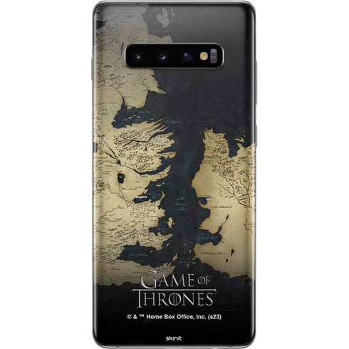 Game of Thrones: Westeros Map Galaxy S10 Plus Skin