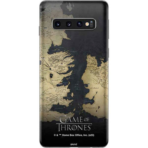 Game of Thrones: Westeros Map Galaxy S10 Skin