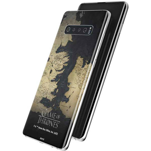 Game of Thrones: Westeros Map Galaxy S10 Skin