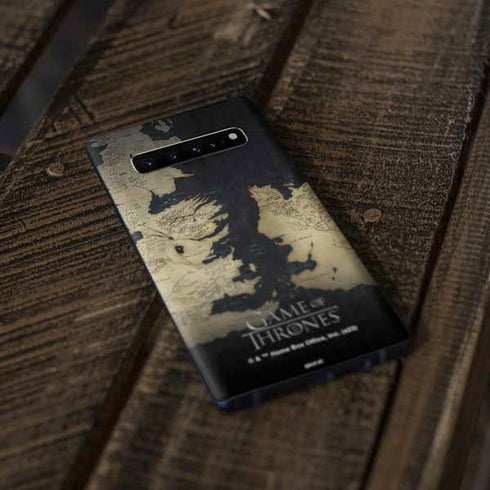 Game of Thrones: Westeros Map Galaxy S10 Skin