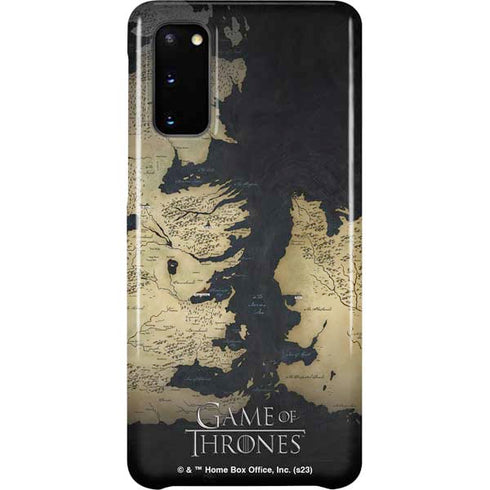 Game of Thrones: Westeros Map Galaxy S20 Lite Case