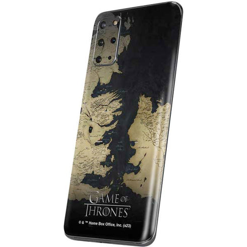 Game of Thrones: Westeros Map Galaxy S20 Plus Skin