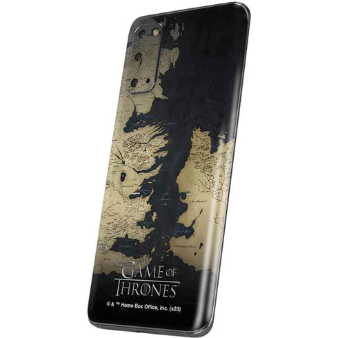 Game of Thrones: Westeros Map Galaxy S20 Skin
