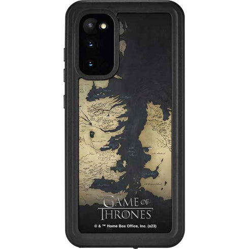 Game of Thrones: Westeros Map Galaxy S20 Waterproof Case