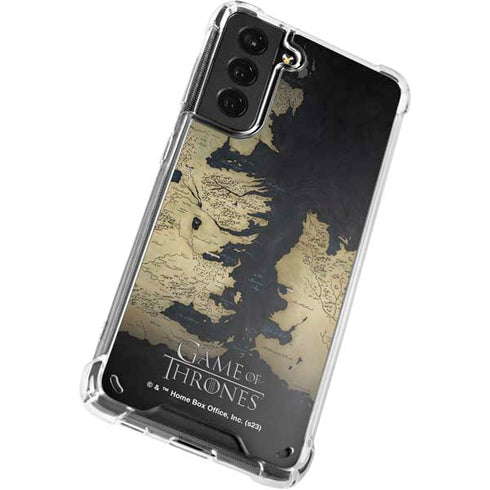Game of Thrones: Westeros Map Galaxy S21 Plus 5G Clear Case