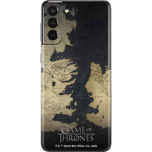 Game of Thrones: Westeros Map Galaxy S21 Plus 5G Skin