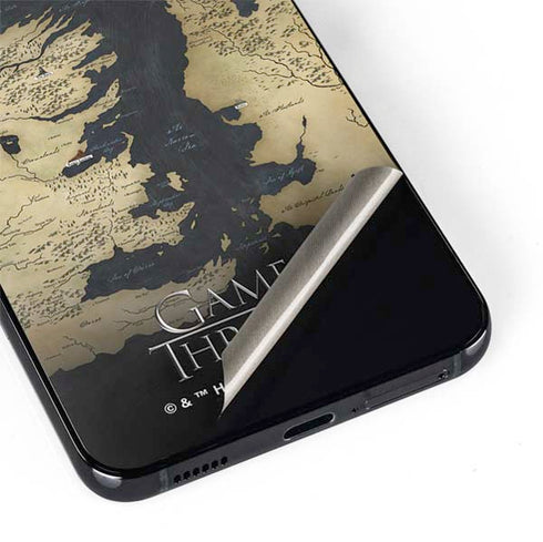 Game of Thrones: Westeros Map Galaxy S22 Plus Skin