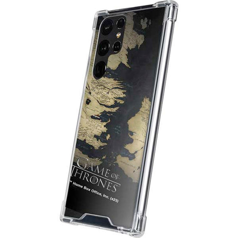 Game of Thrones: Westeros Map Galaxy S22 Ultra Clear Case